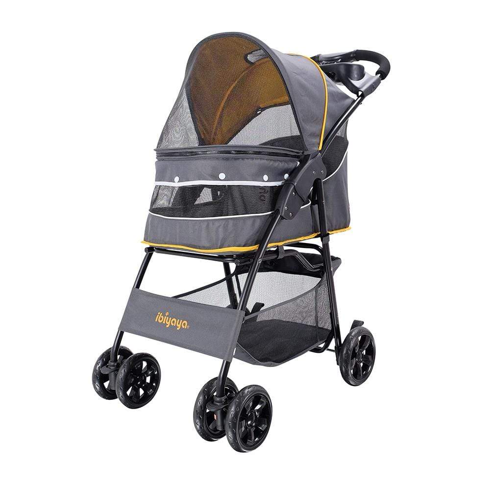 Ibiyaya Cloud 9 Pet Stroller For Cats & Dogs Up To 20kg - Mustard Yellow