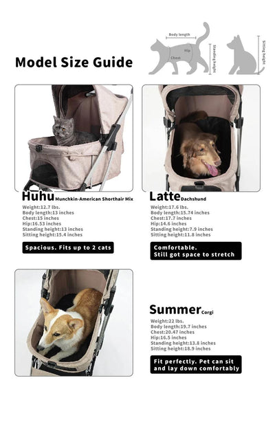 Ibiyaya Evolution Speedy Fold Pet Buggy, Best Foldable Cat, Rabbit And Dog Buggy Stroller