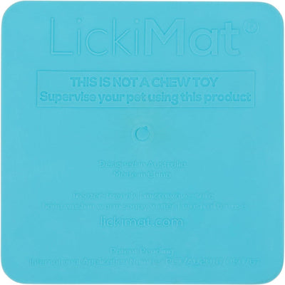 Lickimat Cat Feeder Classic Kitty Turquoise