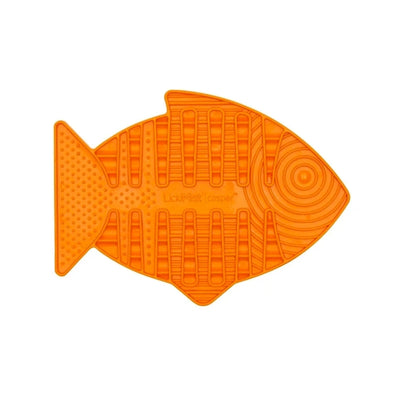 LickiMat Casper Slow Food Bowl for Cats - Orange