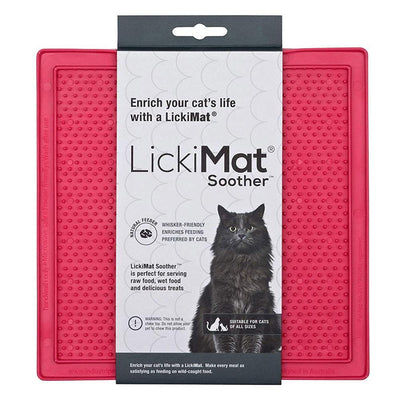 Lickimat Cat Feeder Classic Soother Pink