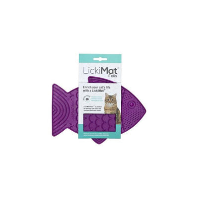 Lickimat Cat Feeder Felix Purple