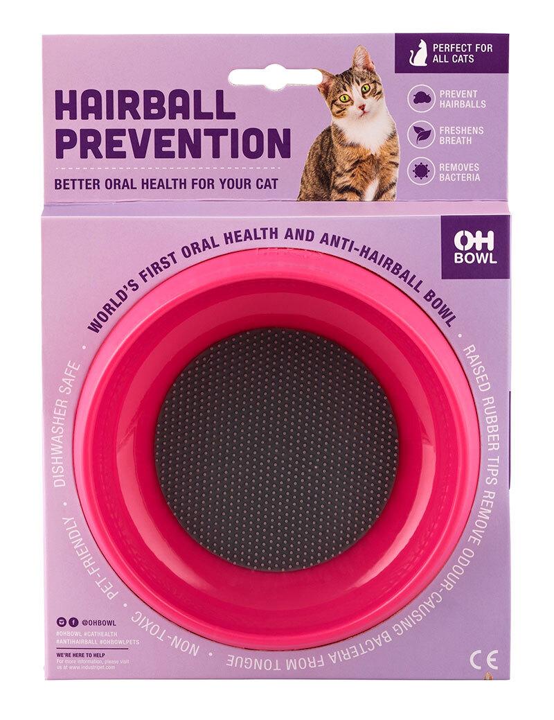Lickimat Cat Feeder Oh Bowl Pink