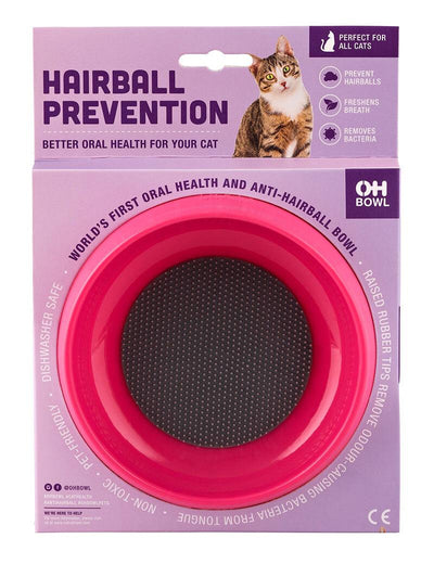 Lickimat Cat Feeder Oh Bowl Pink