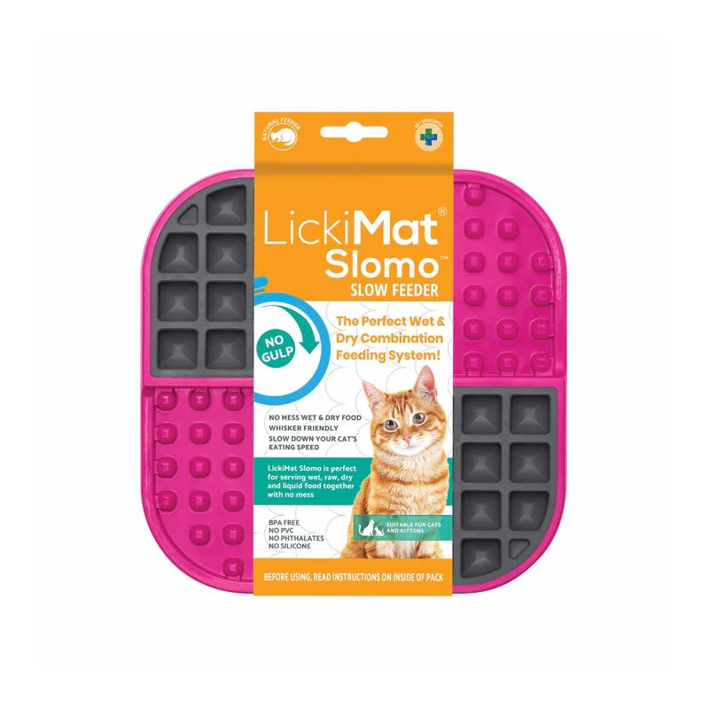 Lickimat Cat Feeder Slomo Pink