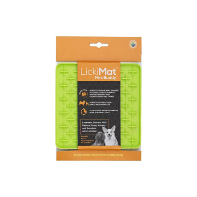 Lickimat Dog Feeder Mini Buddy Green