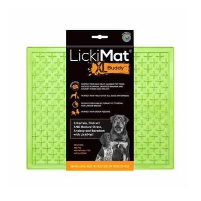 Lickimat Dog Feeder Classic Buddy Green Large