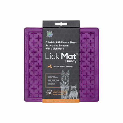 Lickimat Dog Feeder Classic Buddy Purple