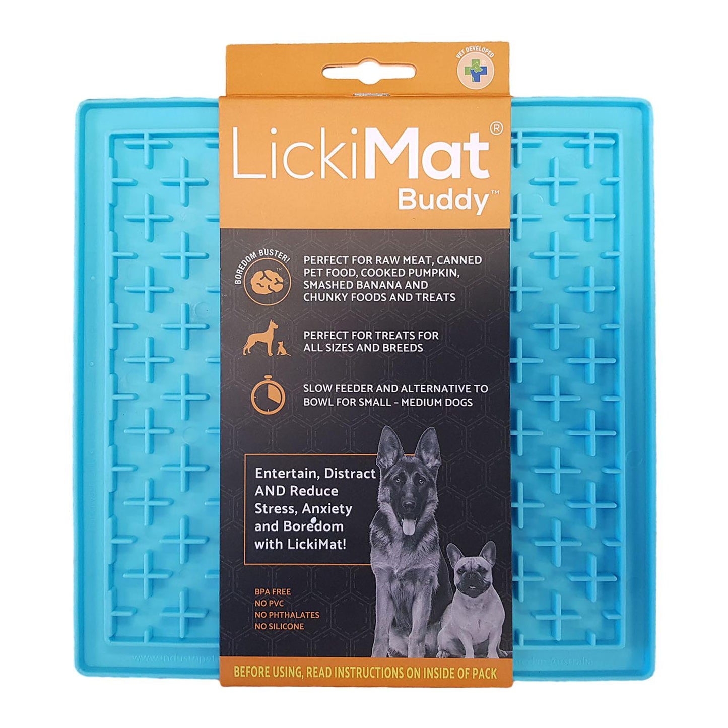 Lickimat Dog Feeder Classic Buddy Turquoise