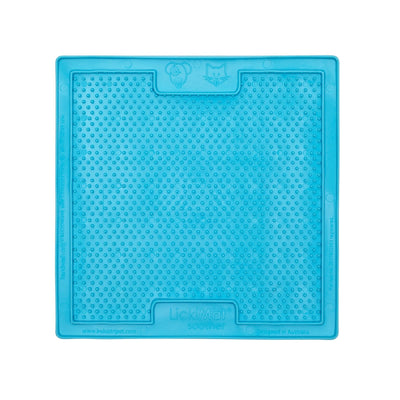Lickimat Soother Original Slow Food Licking Mat for Cats & Dogs - Blue