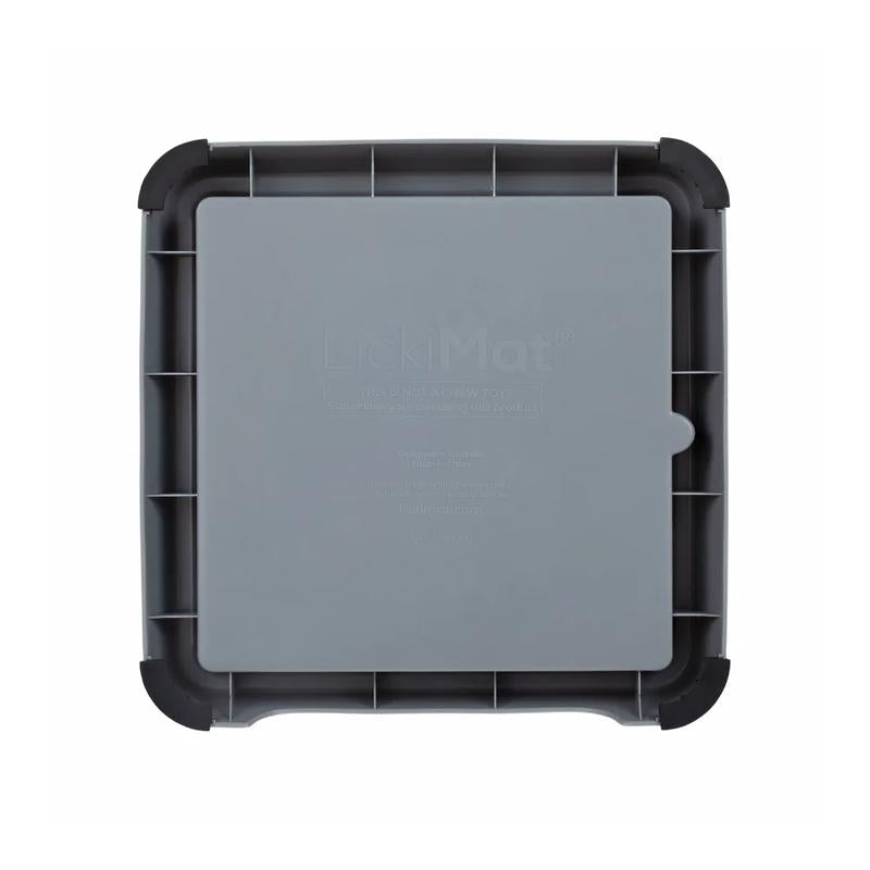 Lickimat Dog Feeder Keeper Gray