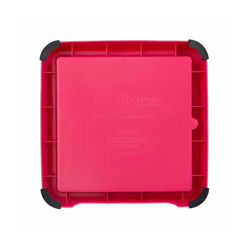 Lickimat Dog Feeder Keeper Pink