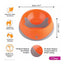 Lickimat Dog Feeder Oh Bowl Medium Orange
