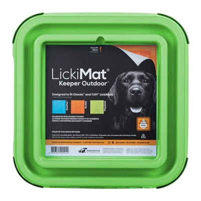 LickiMat Green Outdoor Keeper Ant Free Rim - Fits Classic & Tuff LickiMats for Dogs