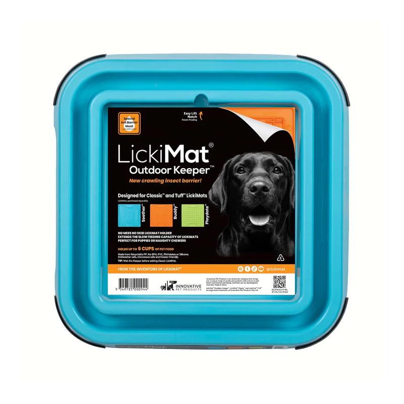 Lickimat Dog Feeder Outdoor Keeper Turquoise