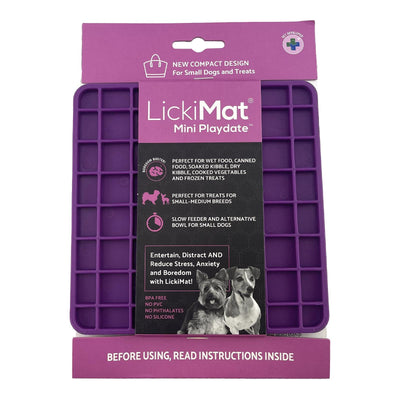 Lickimat Dog Feeder Mini Playdate Purple