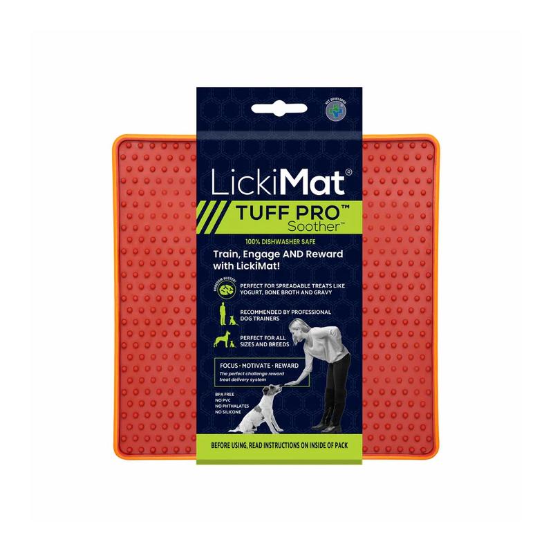 Lickimat Dog Feeder Pro Soother Orange