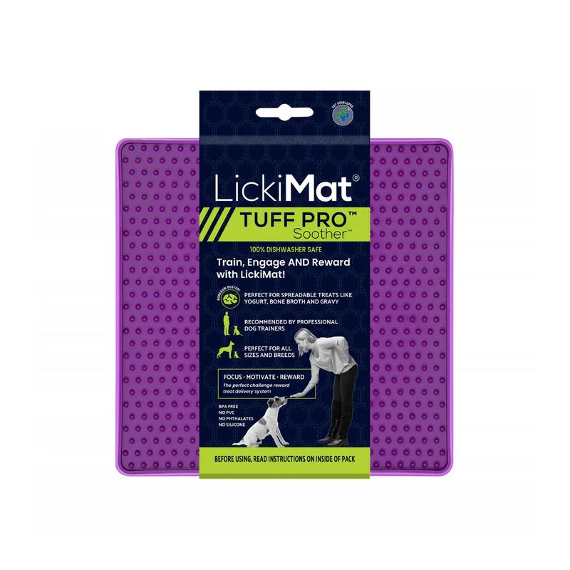 Lickimat Dog Feeder Pro Soother Purple