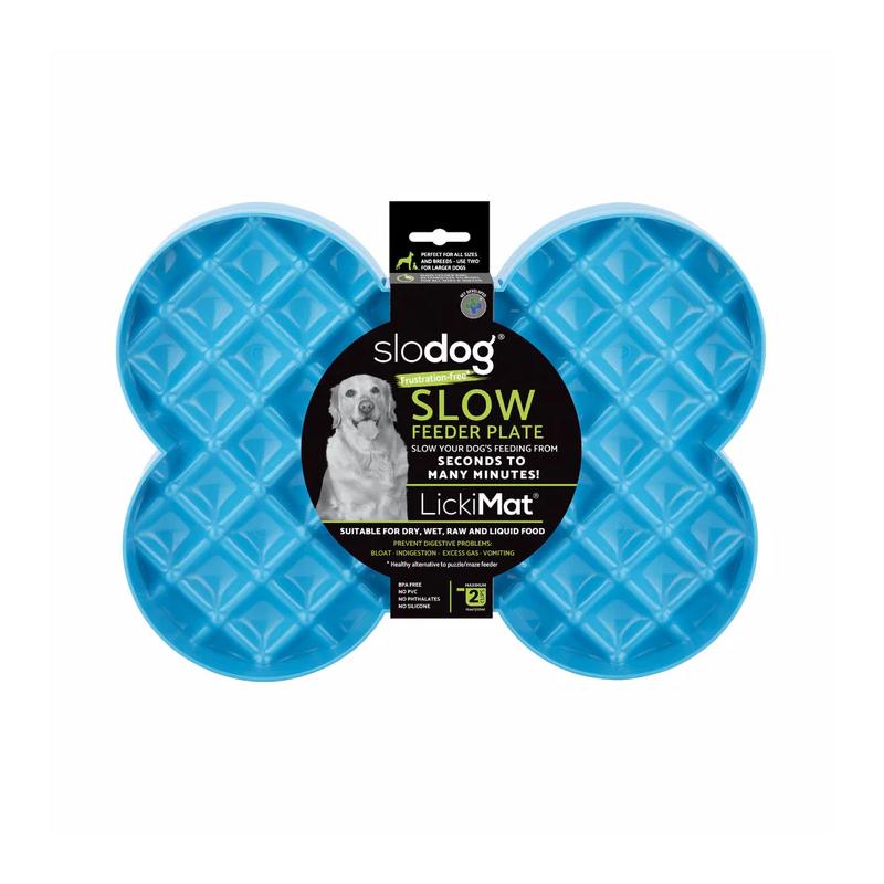 Lickimat Dog Feeder SloDog Feeder Turquoise