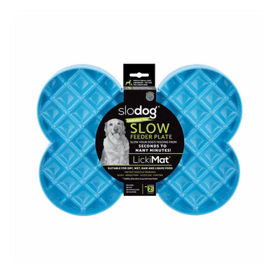 Lickimat Dog Feeder SloDog Feeder Turquoise