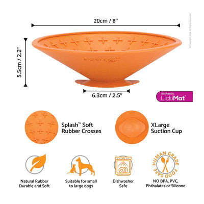 Lickimat Dog Feeder Splash Green