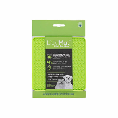 Lickimat Dog Feeder Mini Soother Green