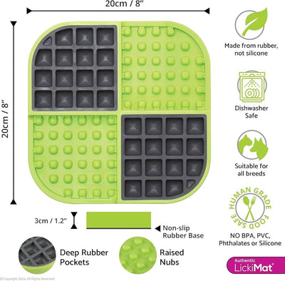 Lickimat Dog Slomo Green