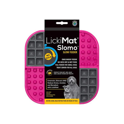 Lickimat Dog Feeder Slomo Pink