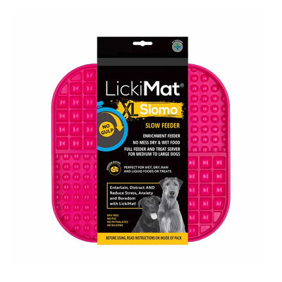 Lickimat Dog Feeder Slomo Pink X-large