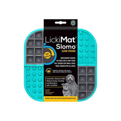 Lickimat Dog Feeder Slomo Turquoise