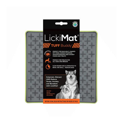 Lickimat Dog Feeder Tuff Buddy Green