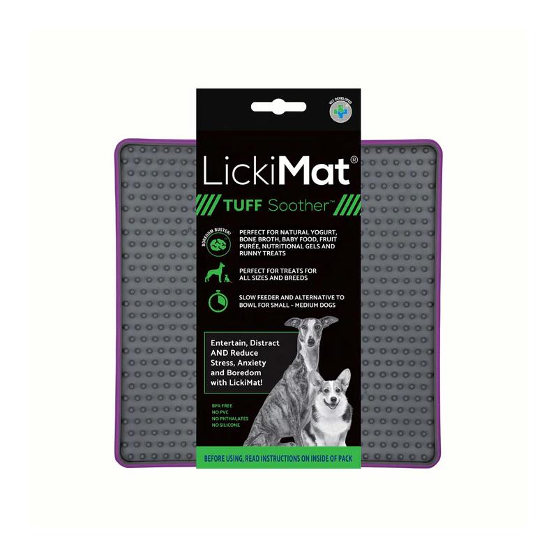 Lickimat Dog Feeder Tuff Soother Purple