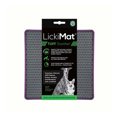 Lickimat Dog Feeder Tuff Soother Purple