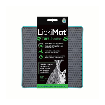 Lickimat Dog Feeder Tuff Soother Turquoise