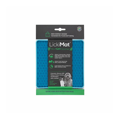 Lickimat Dog Feeder Mini Tuff Soother Turquoise