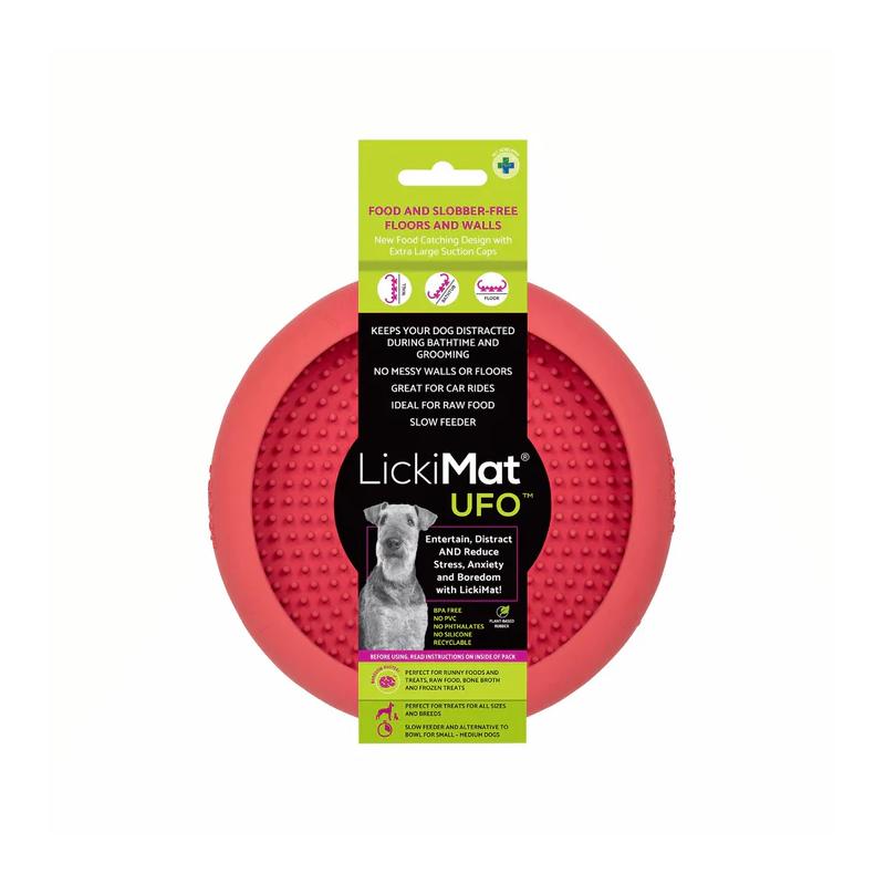 Lickimat Dog Feeder Ufo Pink