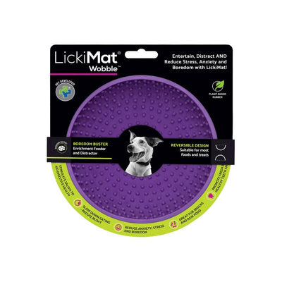 Lickimat Dog Feeder Wobble Purple