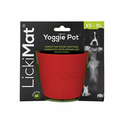 Lickimat Yoggie Pot Red