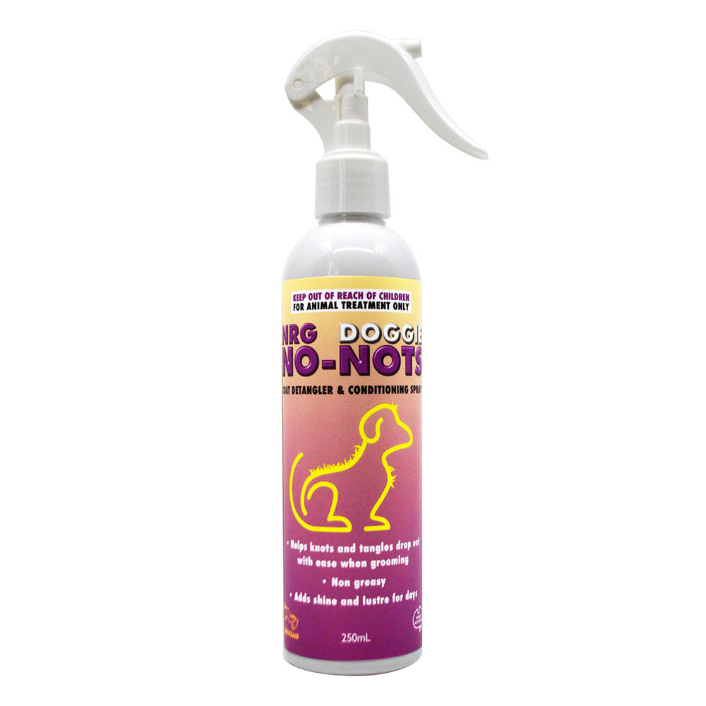 Nrg Doggie No Nots Detangler & Conditioning Spray For Dogs 250ml