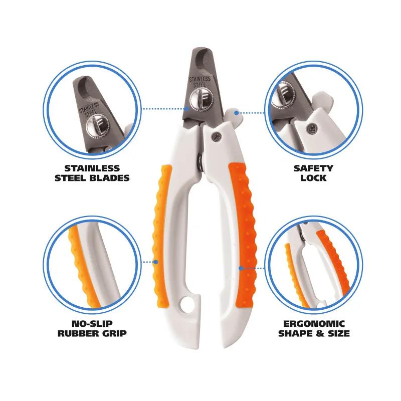 Wahl Orange-White Nail Clipper Large