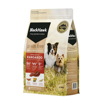 Black Hawk Grain Free Adult Kangaroo Dry Dog Food 2.5kg