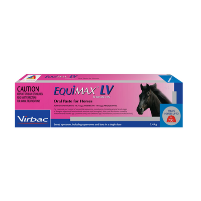 Equimax LV Horse Wormer Paste Single Syringe 7.49g