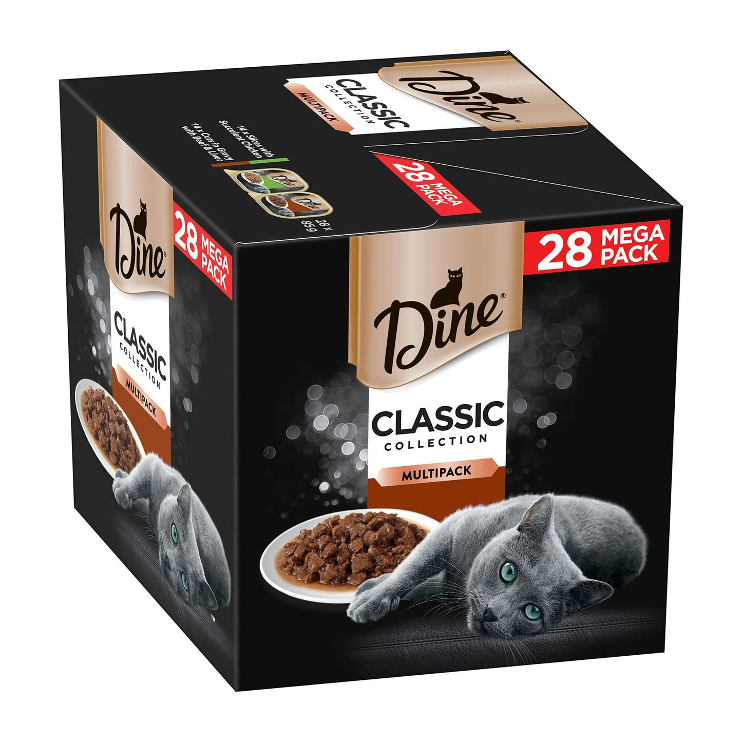 Dine Classic Collections Cat Food Succulent Selection In Gravy 28 Pack