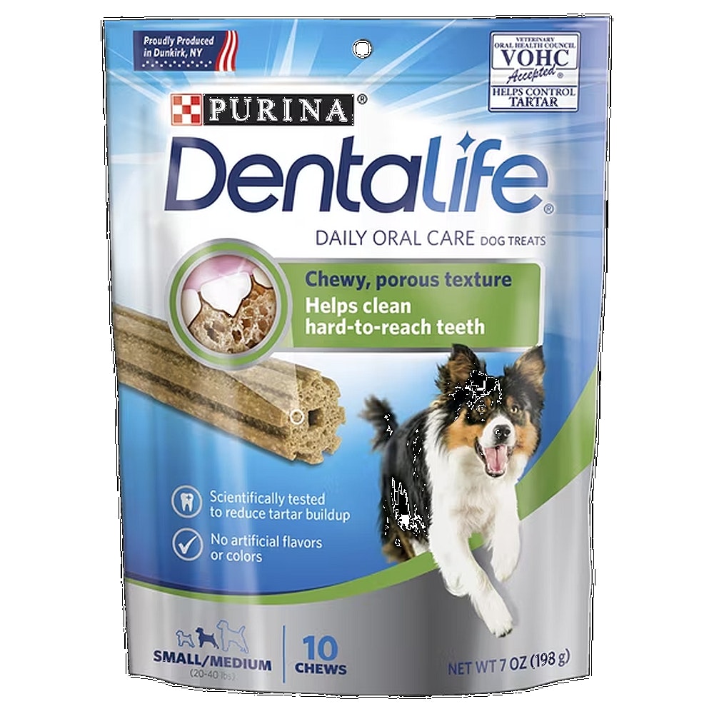 DENTALIFE Adult Daily Small/Medium Breed Dog Dental Treats Mega Pack 2kg