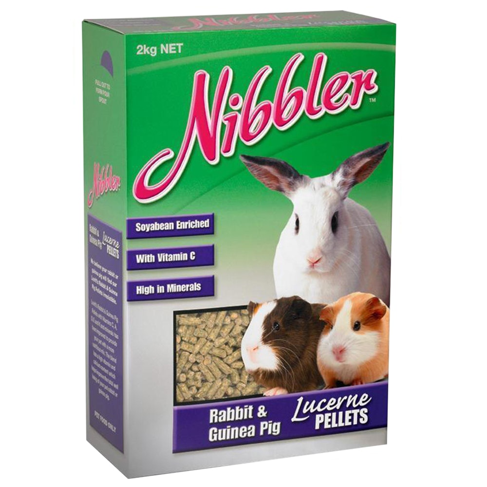 Nibbler Rabbit & Guinea Pig Lucerne Pellets 2kg