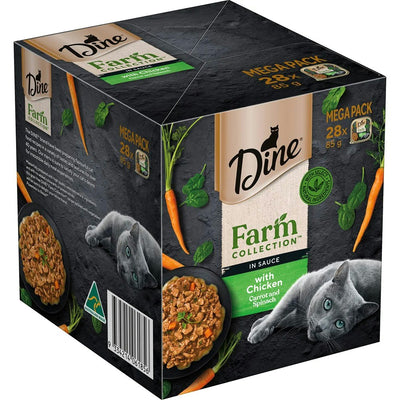 Dine Farm Collection with Chicken Carrot and Spinach 28 Pack