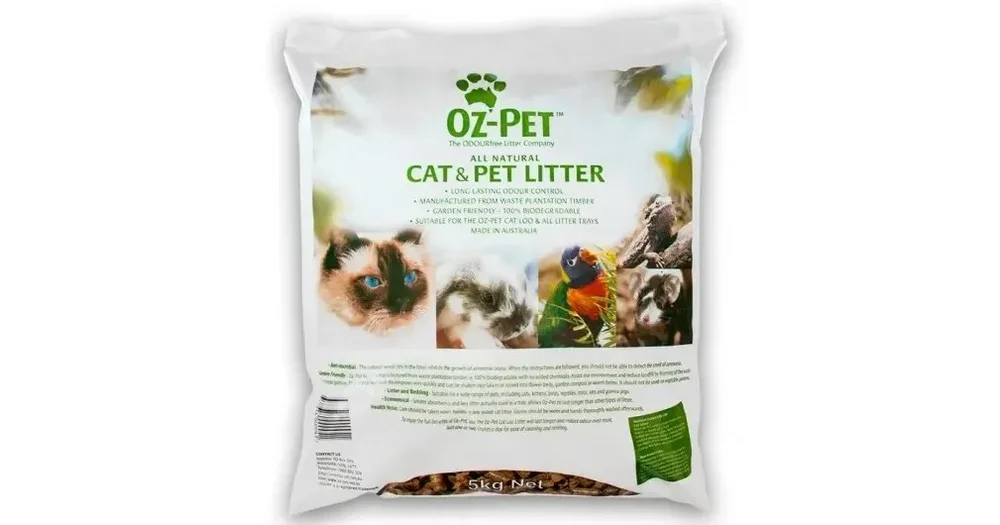 Oz Pet Cat Natural Litter - 5kg