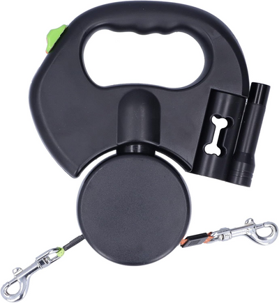 TangleTamer Dual Leash Retractable Dog Lead