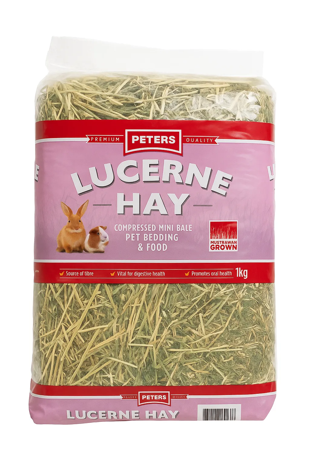 Peters Lucerne Hay Pet Feed 1kg