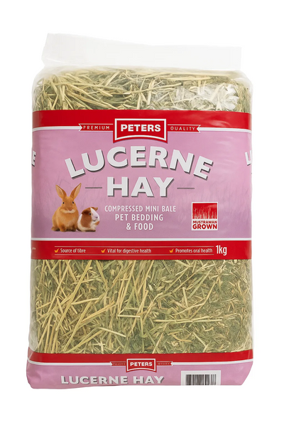 Peters Lucerne Hay Pet Feed 1kg